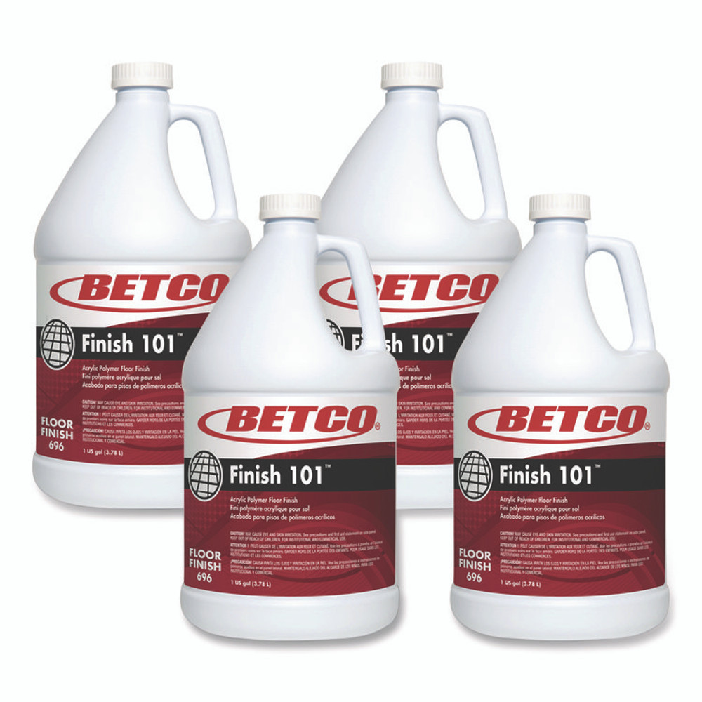 BETCO CORPORATION 6960400 Finish 101 Floor Finish, 1 gal Bottle, 4/Carton