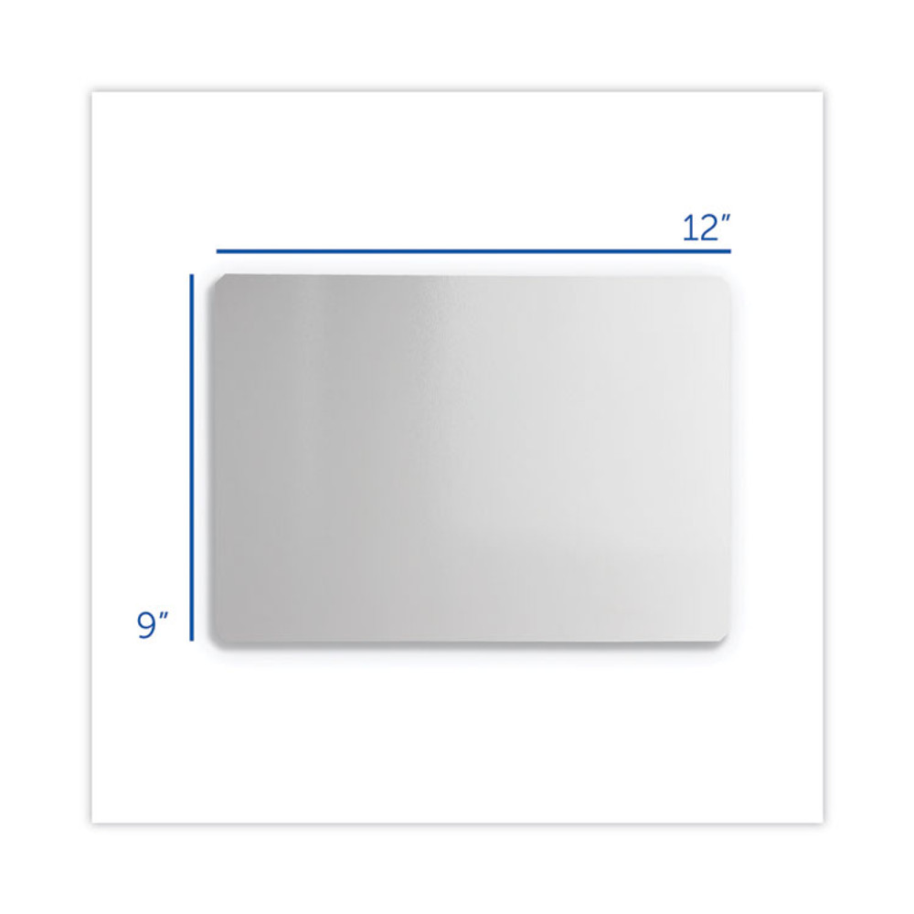 FLIPSIDE PRODUCTS 12912 Dry Erase Board, 12" x 9", White Surface, 12/Pack