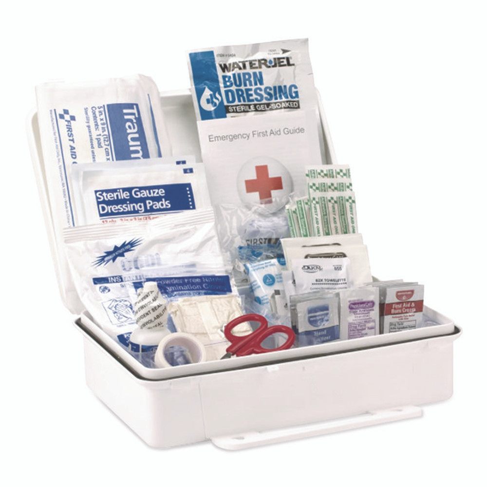 FIRST AID ONLY, INC. 91324 ANSI 2021 First Aid Kit for 25 People, 94 Pieces, Plastic Case