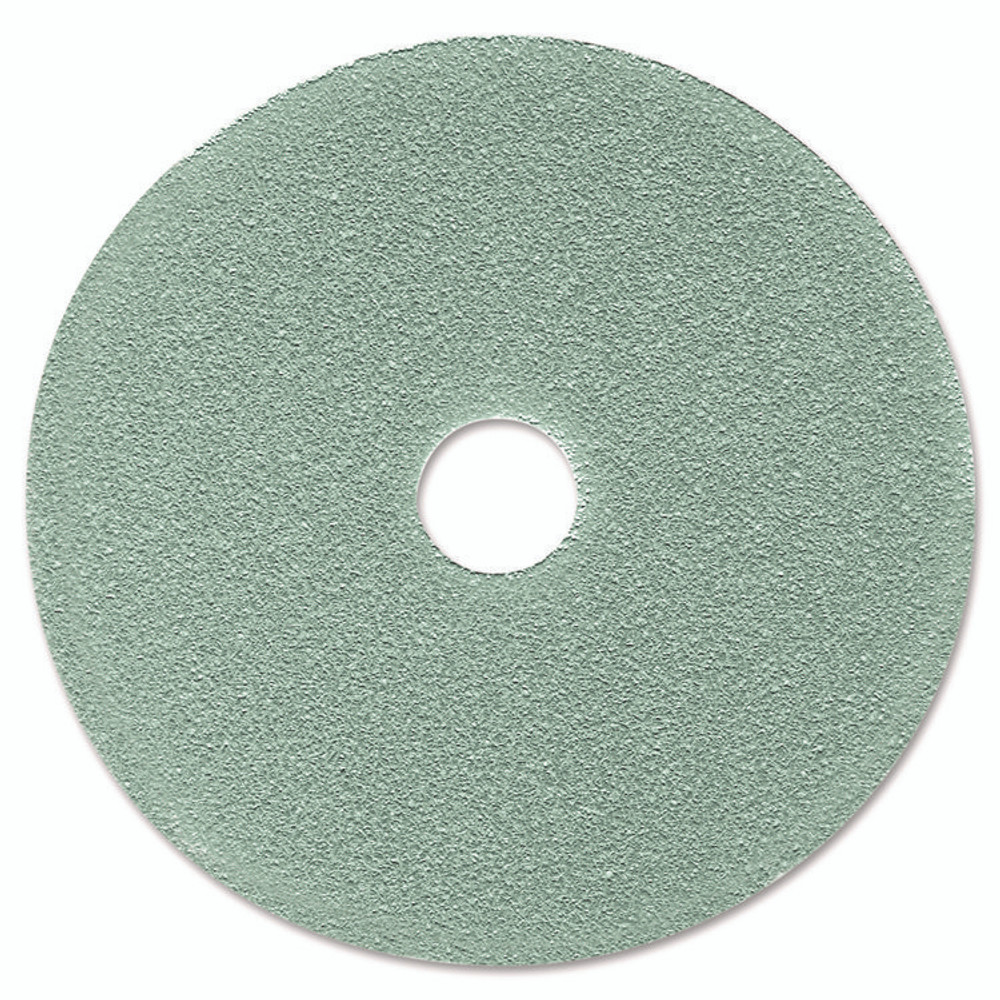 3M/COMMERCIAL TAPE DIV. 08752 Ultra High-Speed Floor Burnishing Pads 3100, 19" Diameter, Aqua, 5/Carton