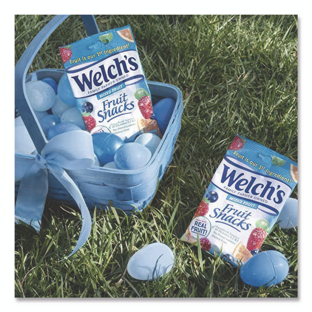 DR PEPPER SNAPPLE GROUP, INC. Welch's® PIM05098 Fruit Snacks, Mixed Fruit, 5 oz Pouch, 12/Carton