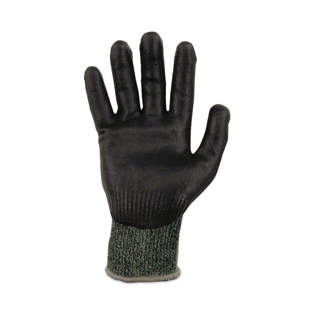 TENACIOUS HOLDINGS, INC. ergodyne® 18044 ProFlex 7070 ANSI A7 Nitrile Coated CR Gloves, EN388: 4X42F, 9" Long, Large, Green, Pair