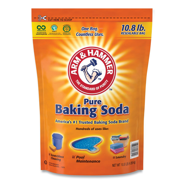 CHURCH & DWIGHT CO., INC Arm Hammer™ 3320000341EA Baking Soda, 10.8 lb Resealable Bag