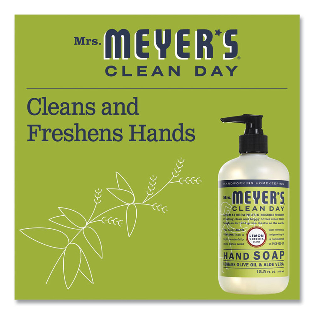 THE CALDREA COMPANY Mrs. Meyer's® 373205EA Clean Day Liquid Hand Soap, Lemon Verbena Scent, 12.5 oz