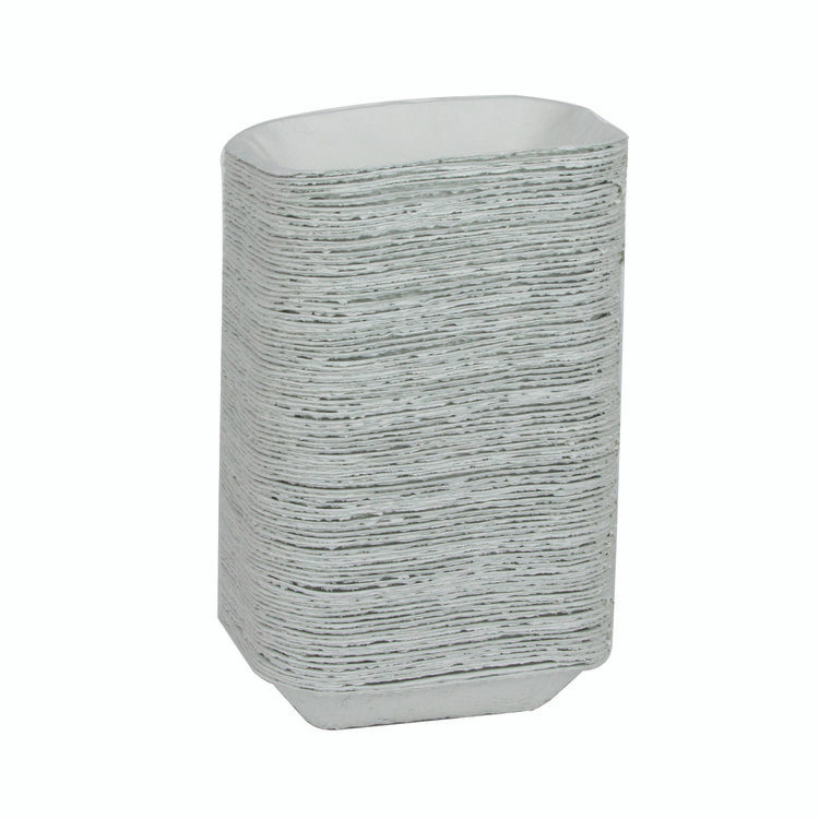 PACTIV EVERGREEN CORPORATION M633524Y EarthChoice Pulpex Steep Wall Food Tray, 9.1 x 6.9 x 1.75, Natural, Paper, 460/Carton