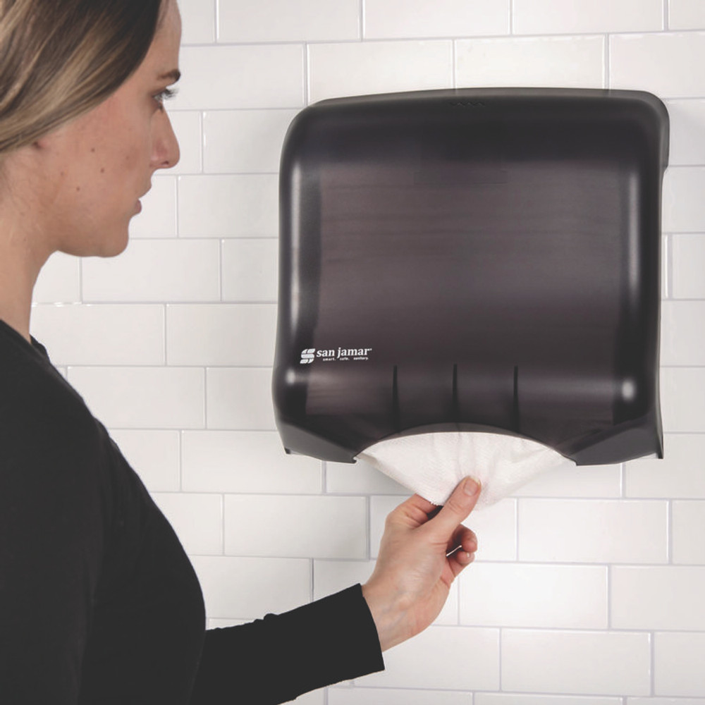 CFS BRANDS San Jamar® T1750TBK Ultrafold Towel Dispenser, 11.5 x 6 x 11.5, Black
