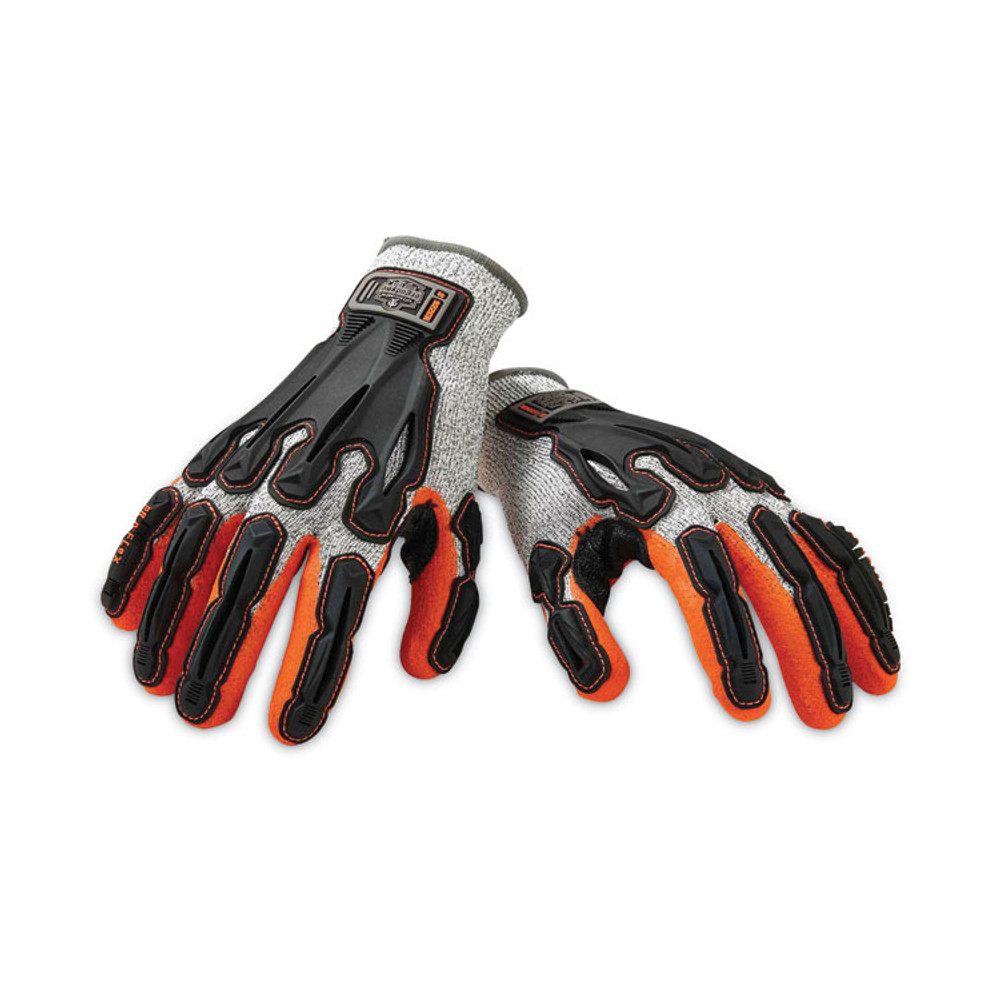 TENACIOUS HOLDINGS, INC. ergodyne® 17093 ProFlex 922CR Nitrile Coated Cut-Resistant Gloves, EN388: 4442CP, Medium, Gray, Pair