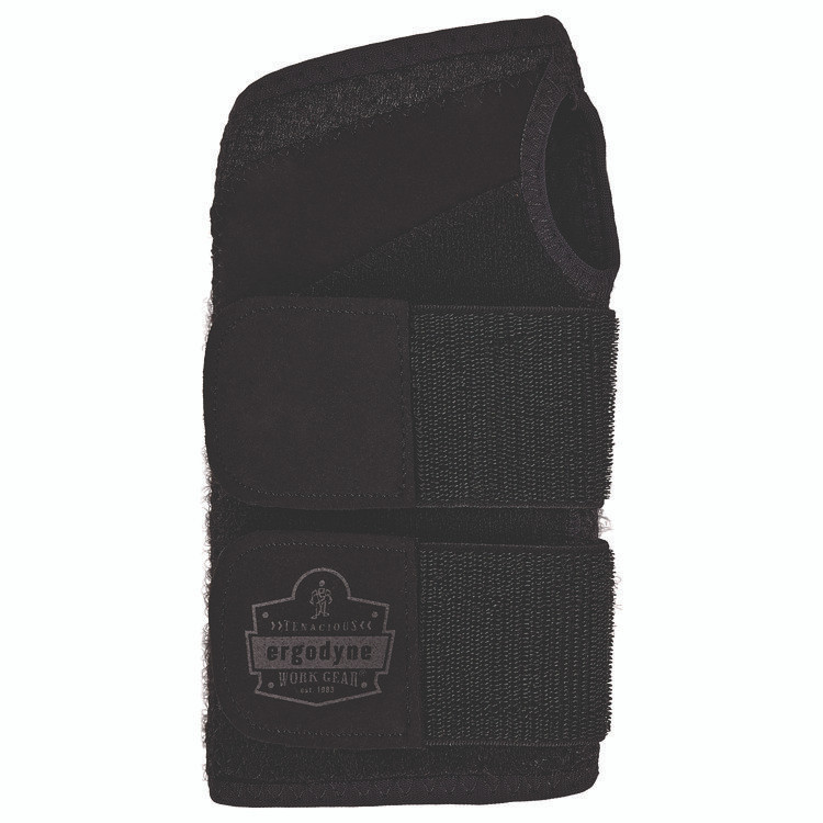 TENACIOUS HOLDINGS, INC. ergodyne® 70150 ProFlex 4015 Wrist Brace Support with Double Strap, Large, Fits Left Hand, Black