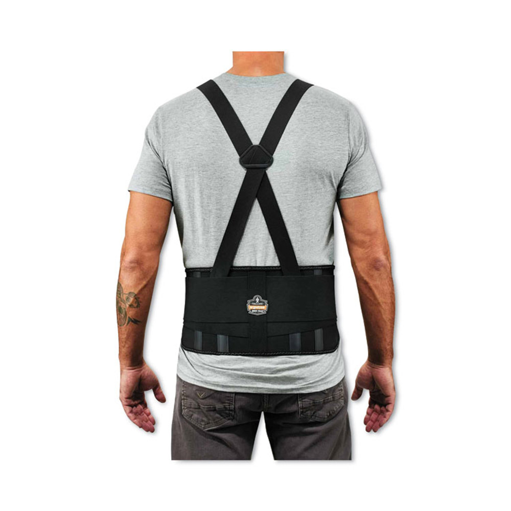 TENACIOUS HOLDINGS, INC. ergodyne® 11115 ProFlex 1625 Elastic Back Support Brace, X-Large, 38" to 42" Waist, Black