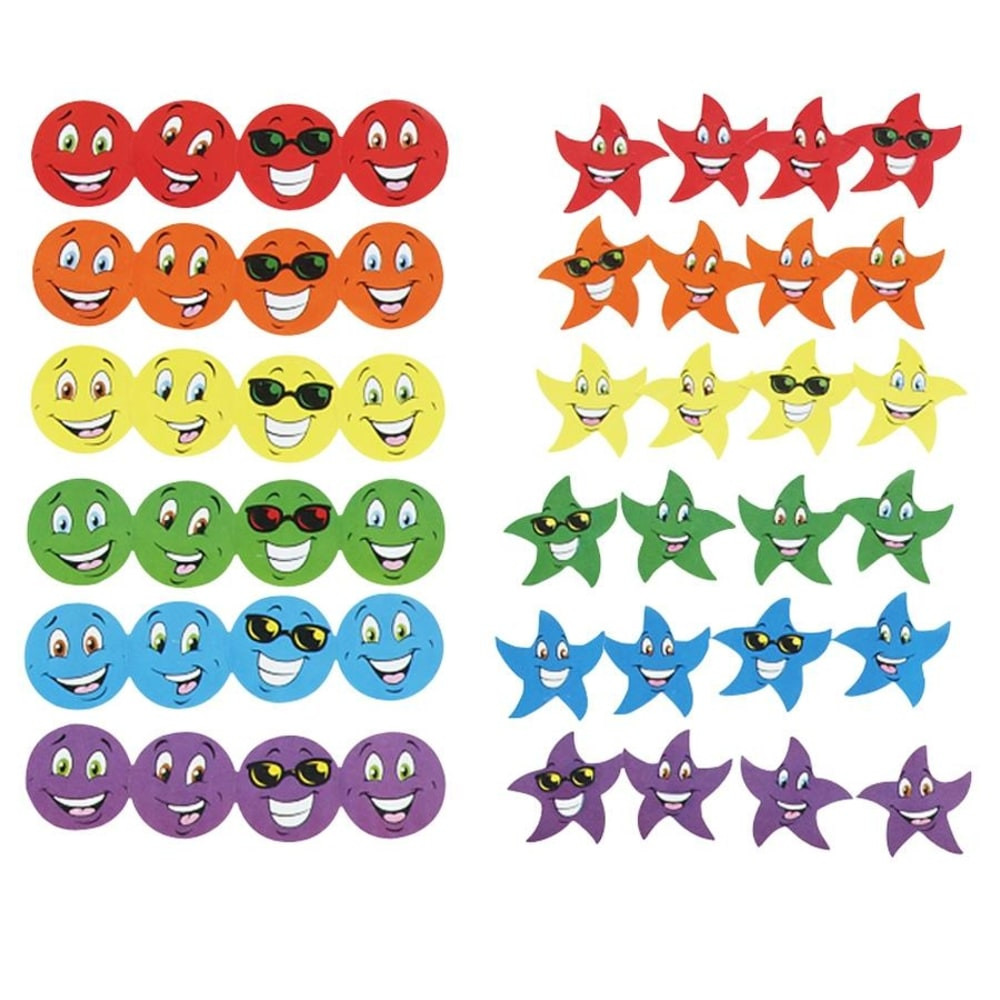 TREND ENTERPRISES INC T-83905 TREND Stinky Stickers, Smiles And Stars, Assorted, Pack Of 648