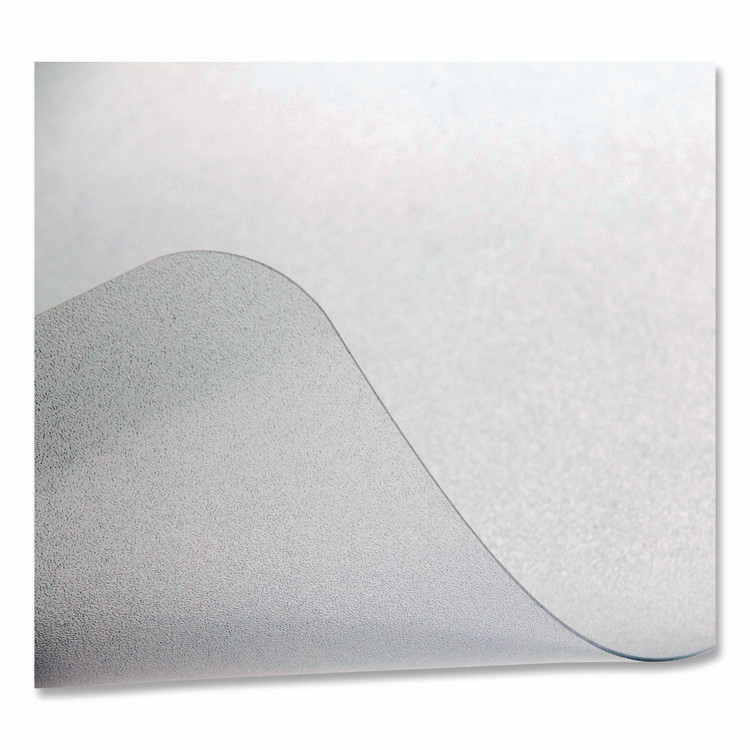 DEFLECTO CORPORATION CM2G112OCB OceanMat Hard Floor Chair Mat for Hard Floors, Rectangular with Lip, Straight Edges, 36" x 48", Clear