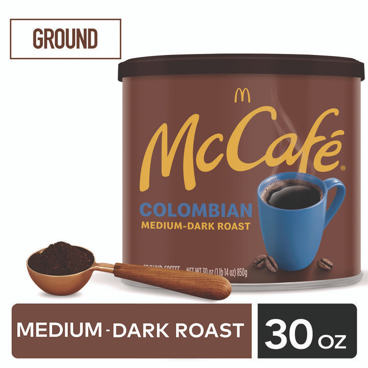 KEURIG DR PEPPER McCafe® 7153EA Ground Coffee, Colombian, 30 oz Can