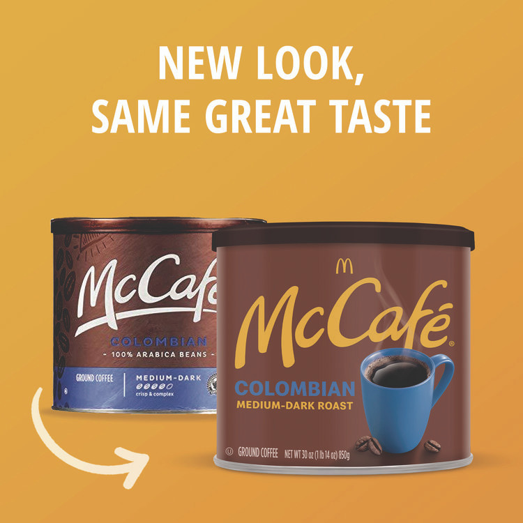 KEURIG DR PEPPER McCafe® 7153EA Ground Coffee, Colombian, 30 oz Can