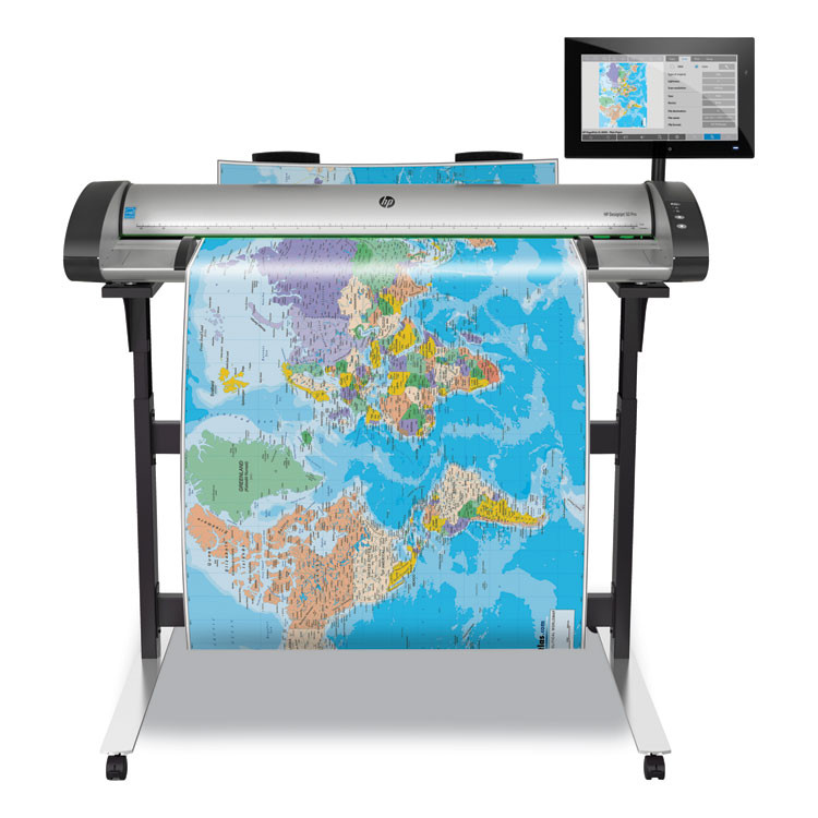 HP INC 5EK01D DesignJet SD Pro 2 44" Scanner, Scans Up to 44" Wide, 1200 dpi Optical Resolution, TAA Compliant