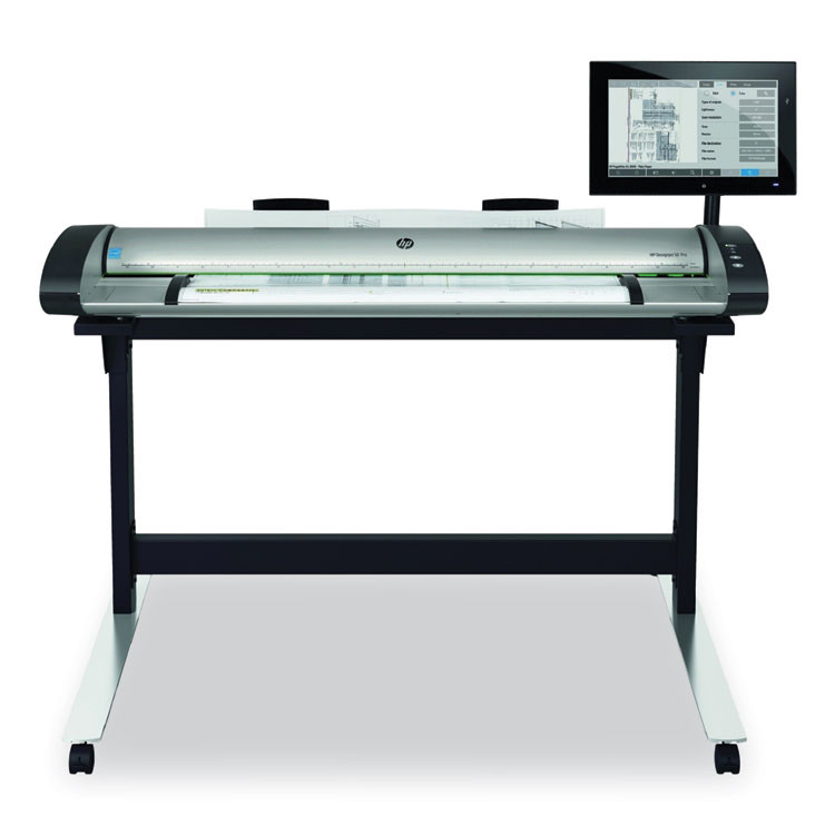 HP INC 5EK01D DesignJet SD Pro 2 44" Scanner, Scans Up to 44" Wide, 1200 dpi Optical Resolution, TAA Compliant