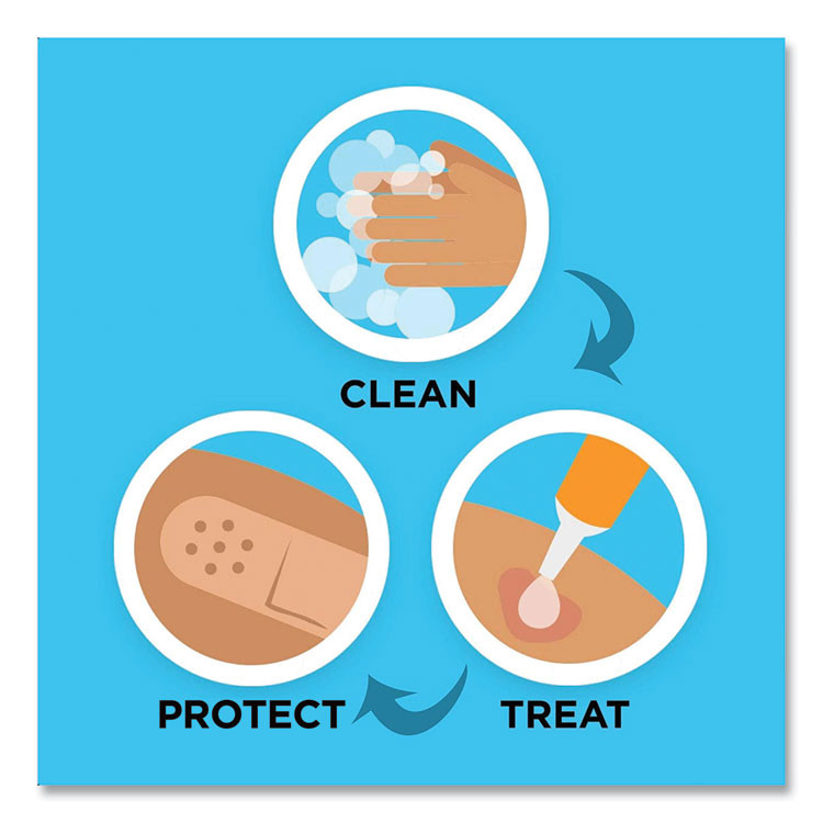 JOHNSON & JOHNSON BAND-AID® 4444 Flexible Fabric Adhesive Bandages, 1 x 3, 100/Box