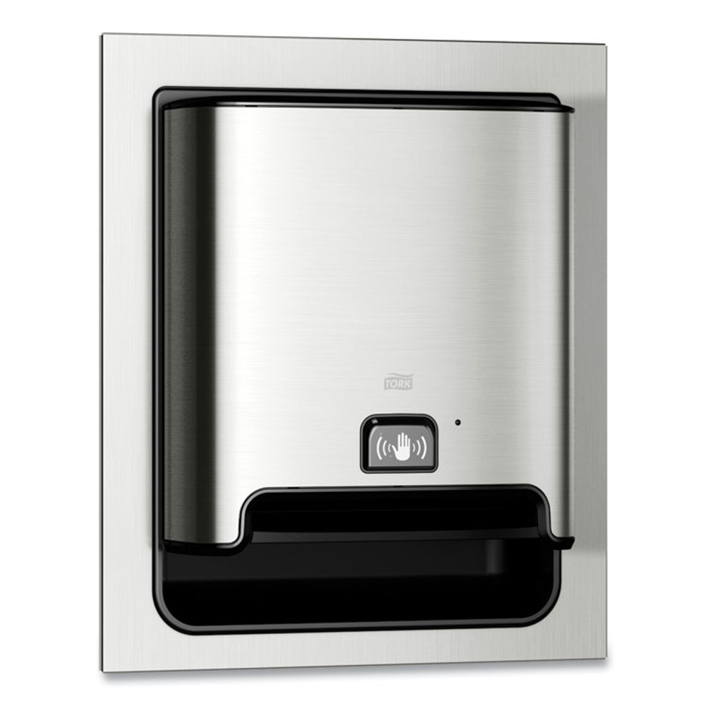 SCA TISSUE Tork® 461223 Image Design Matic Hand Towel Roll Dispenser with Intuition Sensor, In-Wall Recessed, 17.64 x 7.87 x 20.55, Stainless Steel