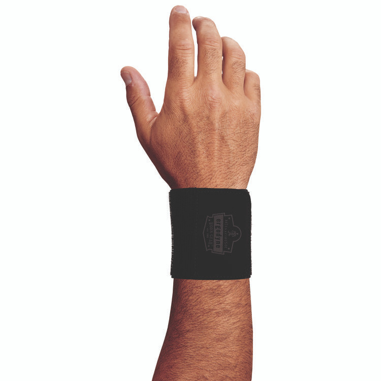 TENACIOUS HOLDINGS, INC. ergodyne® 72104 ProFlex 405 Enhanced Fit Wrist Wrap Support, One Size Fits Most, Fits Left Hand/Right Hand, Black