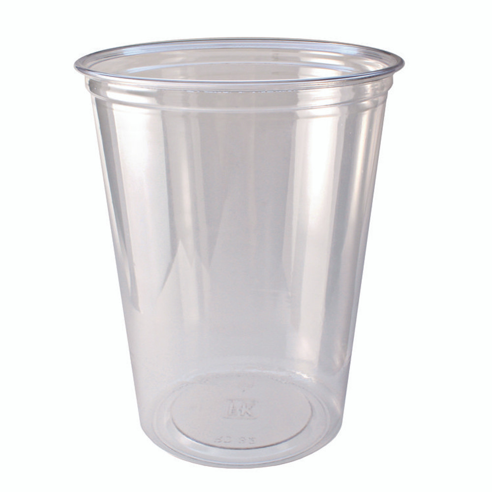 FABRI-KAL RD32 Recycleware Round Deli Container, 32 oz, 4.6" Diameter x 5.8" h, Clear, Plastic, 500/Carton