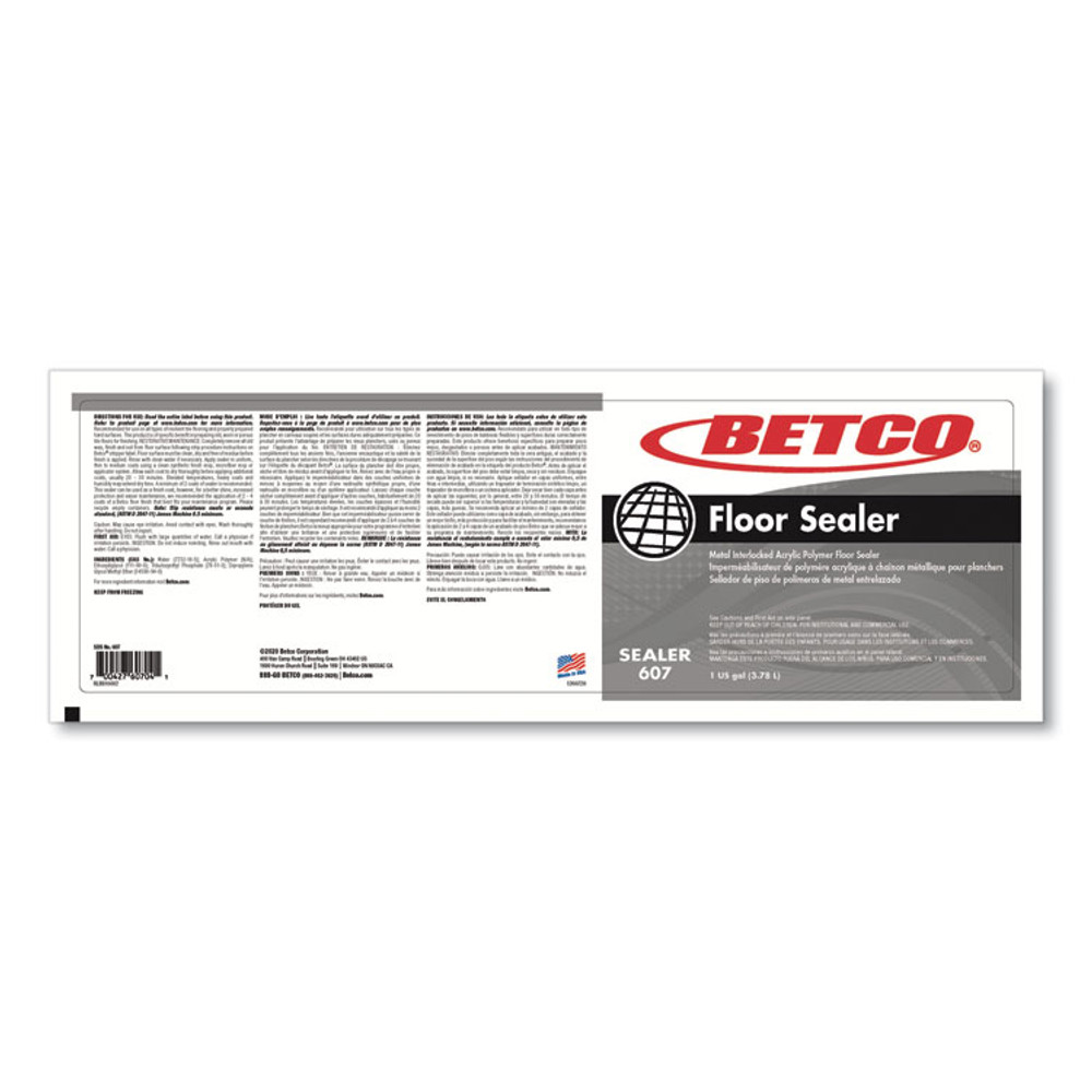 BETCO CORPORATION 6070400 Floor Sealer, 1 gal Bottle, 4/Carton