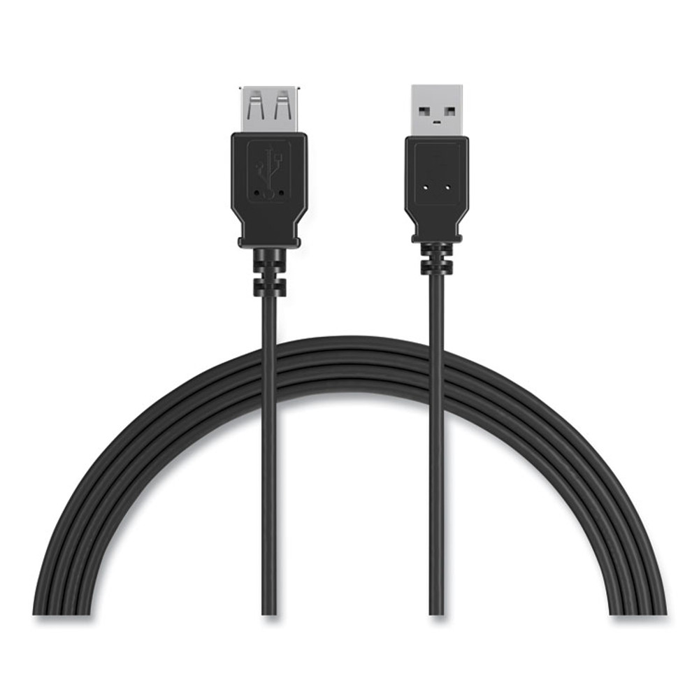 NXT TECHNOLOGIES 24400022 USB 2.0 Extension Cable, 6 ft, Black