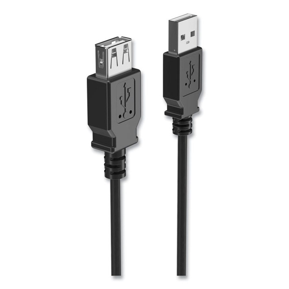 NXT TECHNOLOGIES 24400022 USB 2.0 Extension Cable, 6 ft, Black