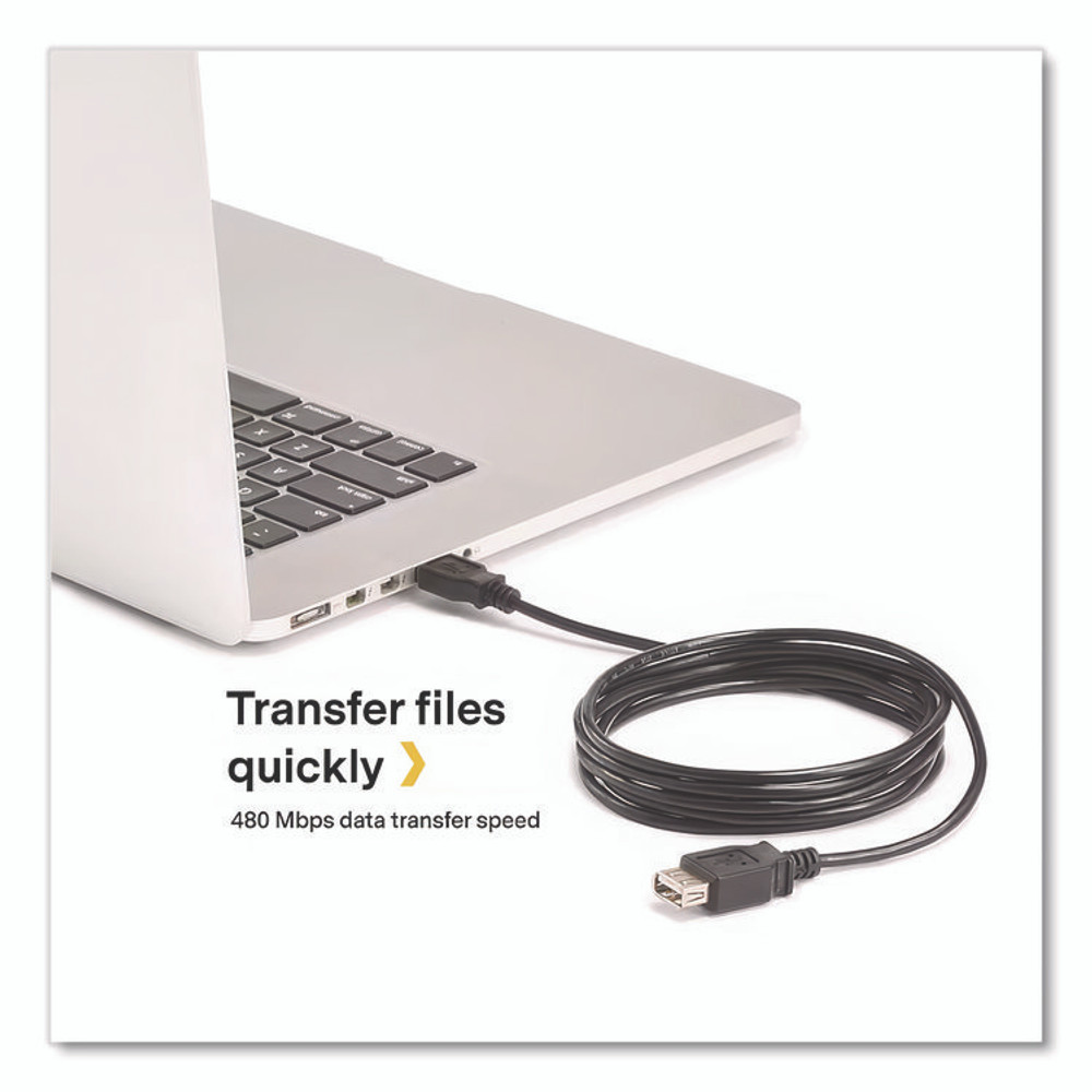 NXT TECHNOLOGIES 24400022 USB 2.0 Extension Cable, 6 ft, Black