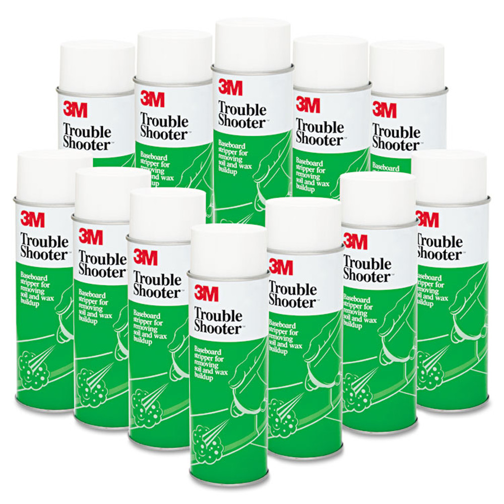 3M/COMMERCIAL TAPE DIV. 14001 TroubleShooter Baseboard Stripper, 21 oz Aerosol Spray, 12/Carton