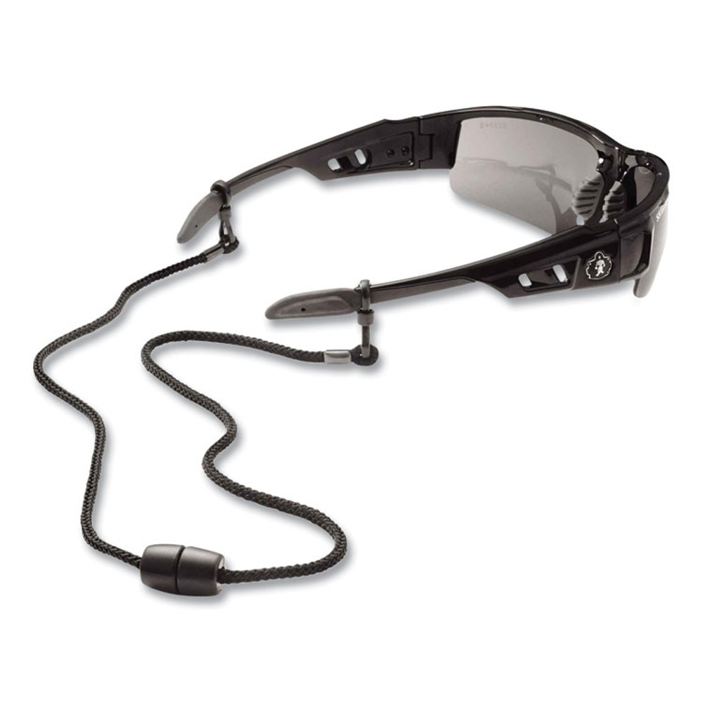 TENACIOUS HOLDINGS, INC. ergodyne® 19342 Skullerz 3251 Rope Breakaway Eyewear Lanyard, Nylon Slip Fastener, 12" Long