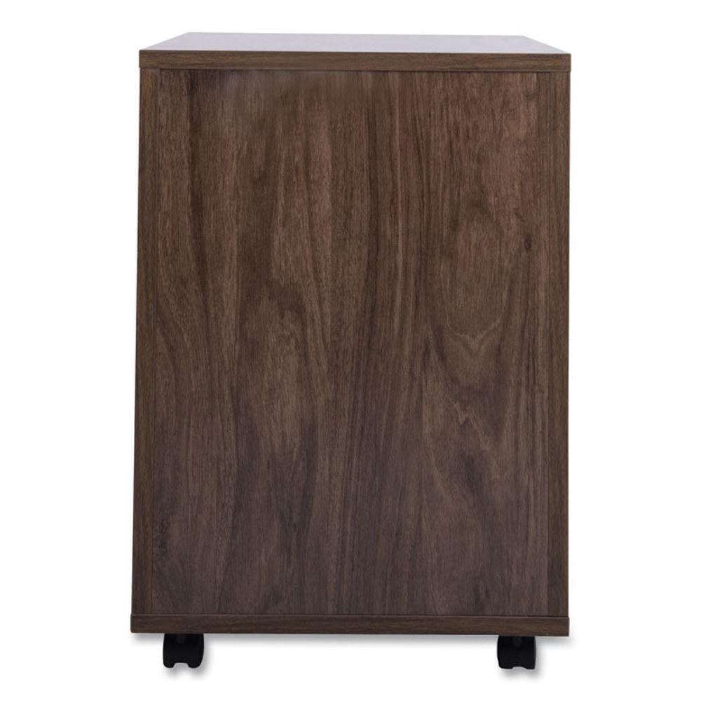 UNION & SCALE 24398957 Essentials Mobile Pedestal File, Left or Right, 3-Drawers: Box/Box/File, Legal/Letter, Espresso, 15.6" x 21.3" x 24.3"