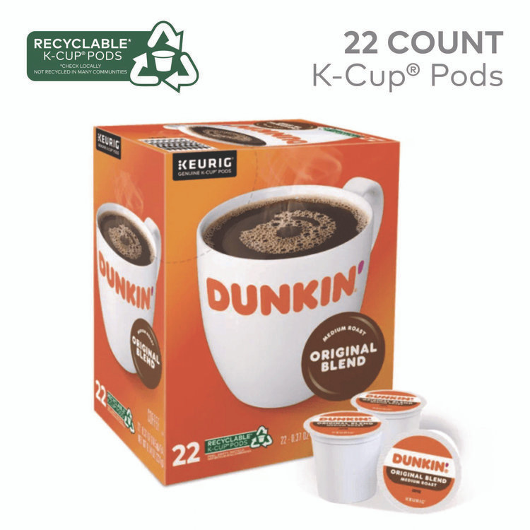 KEURIG DR PEPPER Dunkin'® 1267CT K-Cup Pods, Dunkin Regular, 88/Carton