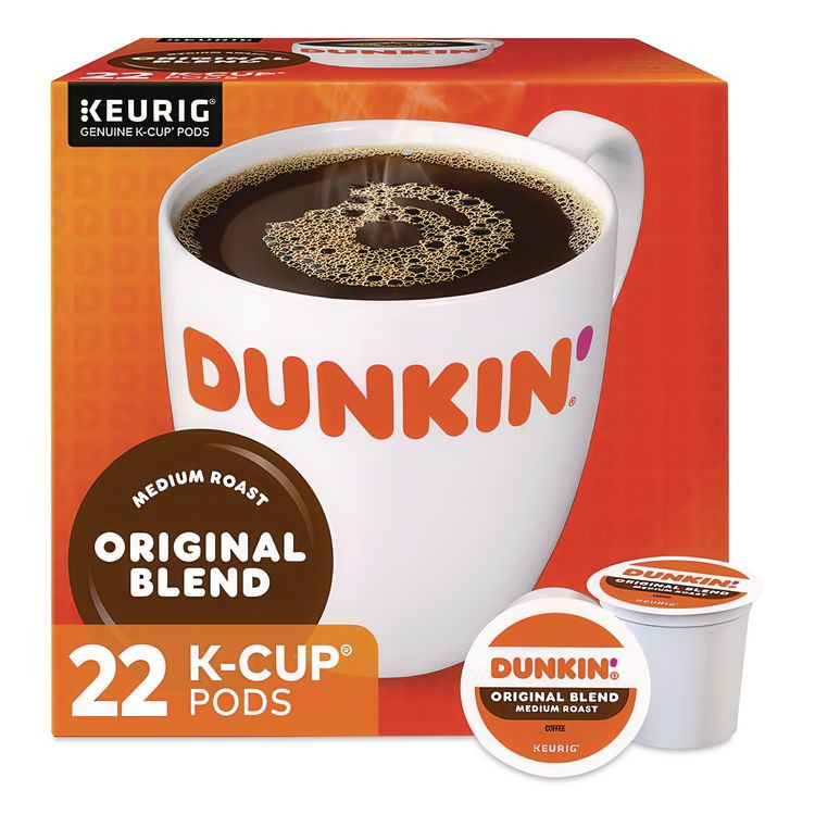KEURIG DR PEPPER Dunkin'® 1267CT K-Cup Pods, Dunkin Regular, 88/Carton