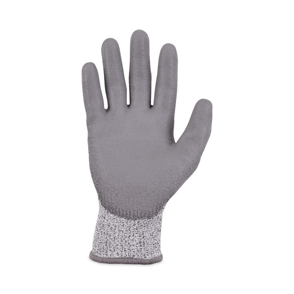 TENACIOUS HOLDINGS, INC. ergodyne® 10452 ProFlex 7030 ANSI A3 PU Coated CR Gloves, EN388: 4X42C, 9" Long, Small, Gray, 12 Pairs