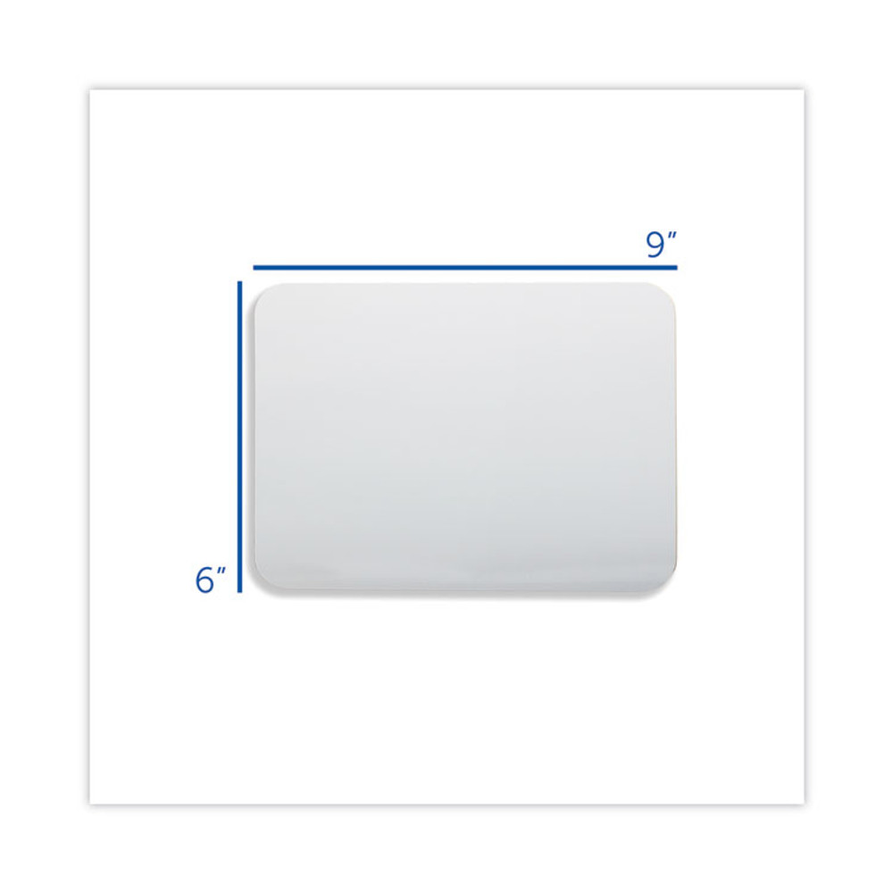 FLIPSIDE PRODUCTS 11454 Dry Erase Board, 9" x 6", White Surface, 24/Pack