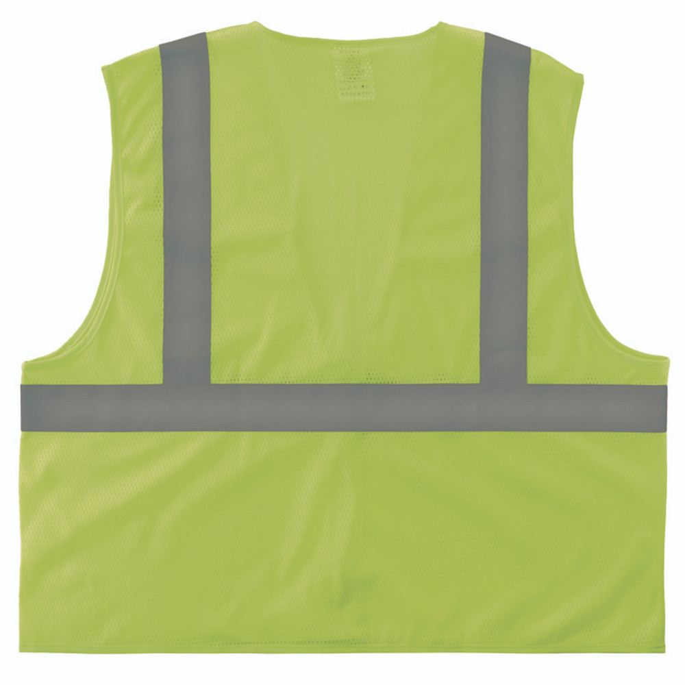 TENACIOUS HOLDINGS, INC. ergodyne® 21985 GloWear 8205HL-ECO Class 2 Recycled Hi-Vis Vest, Mesh, Polyester, Large/X-Large, Lime