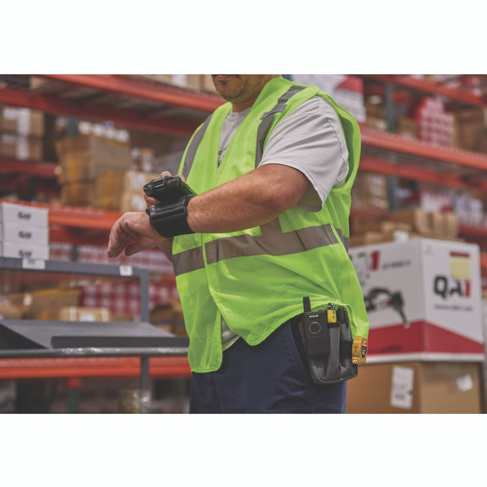 TENACIOUS HOLDINGS, INC. ergodyne® 21985 GloWear 8205HL-ECO Class 2 Recycled Hi-Vis Vest, Mesh, Polyester, Large/X-Large, Lime