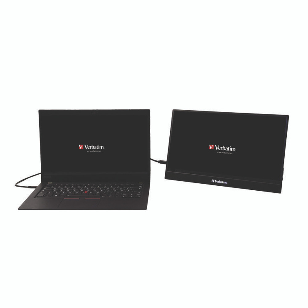 VERBATIM CORPORATION 49592 Portable Touchscreen Monitor. 15.6" Widescreen, IPS Panel, 1920 Pixels x 1080 Pixels