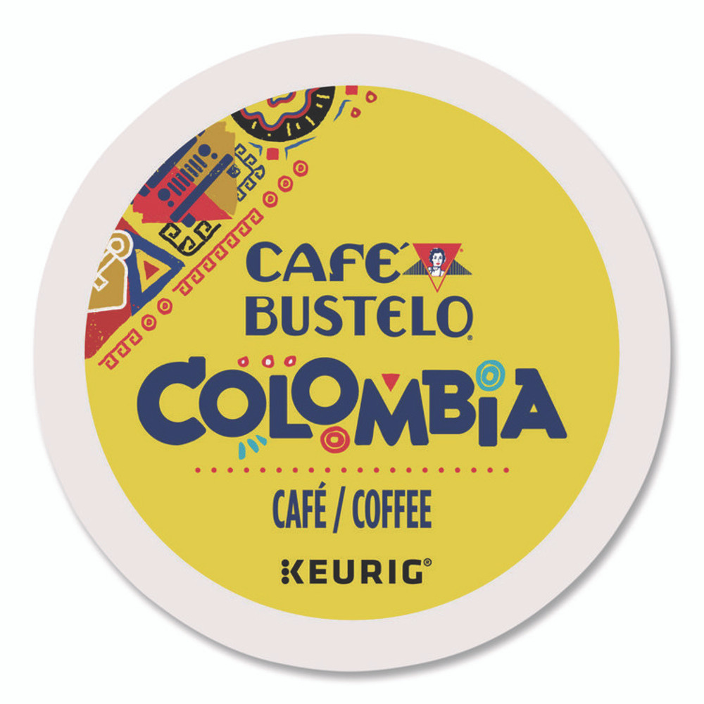 KEURIG DR PEPPER Café Bustelo 6107CT 100 Percent Colombian K-Cups, 96/Carton