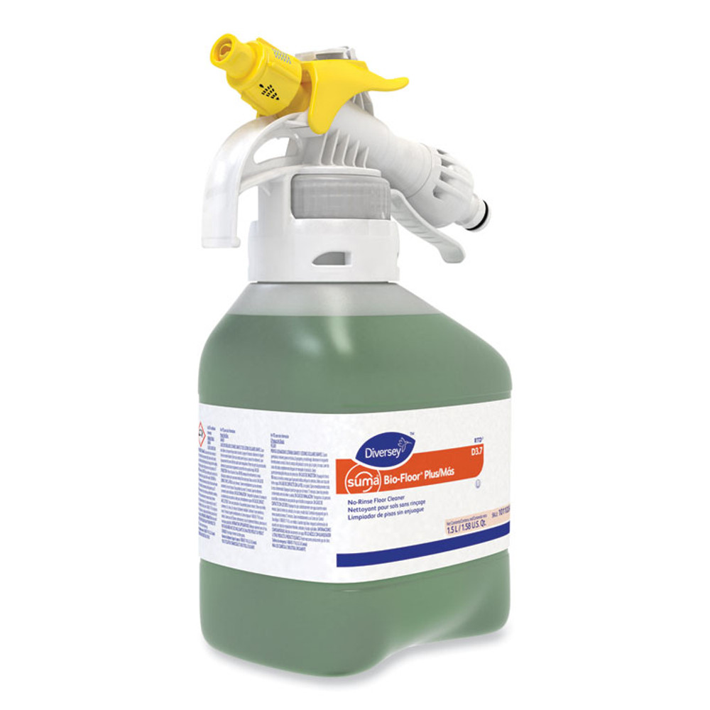 DIVERSEY Suma® 101102611 Suma Bio-Floor Cleaner D3.7, Surfactant Scent, 1.5 L, 2/Carton