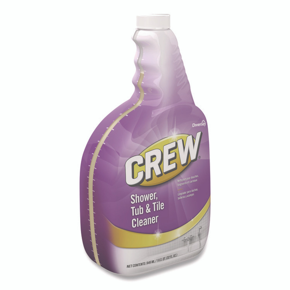 DIVERSEY CBD540281EA Crew Shower, Tub and Tile Cleaner, Liquid, 32 oz