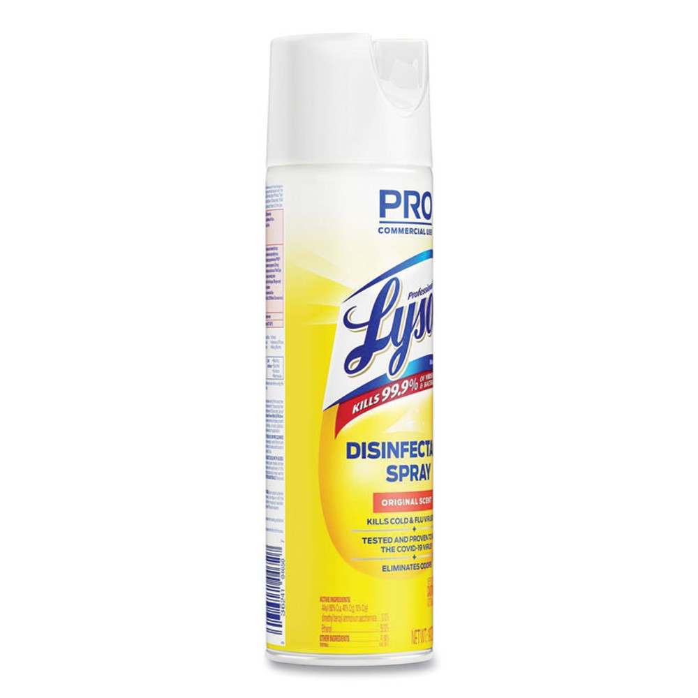 RECKITT BENCKISER Professional LYSOL® Brand 04650CT Disinfectant Spray, Original Scent, 19 oz Aerosol Spray, 12/Carton