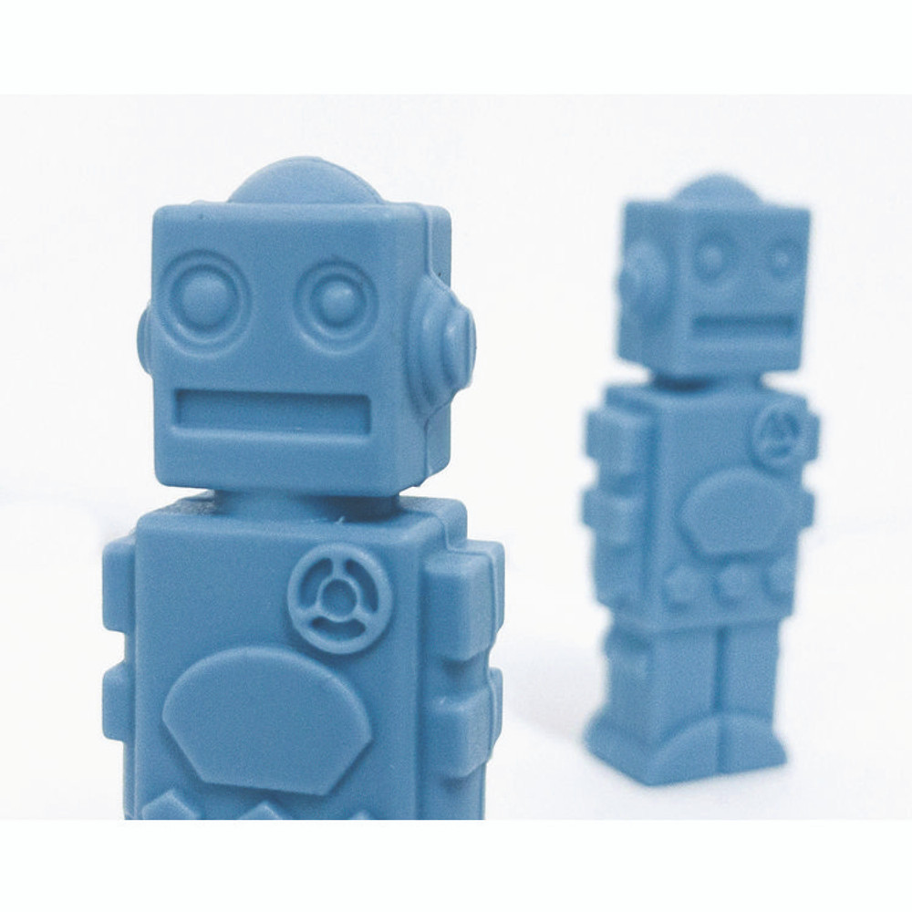 THE PENCIL GRIP TPG Creations™ 43024 Robot Pencil Topper, Ages 5 and Up, Light Blue, 24/Carton