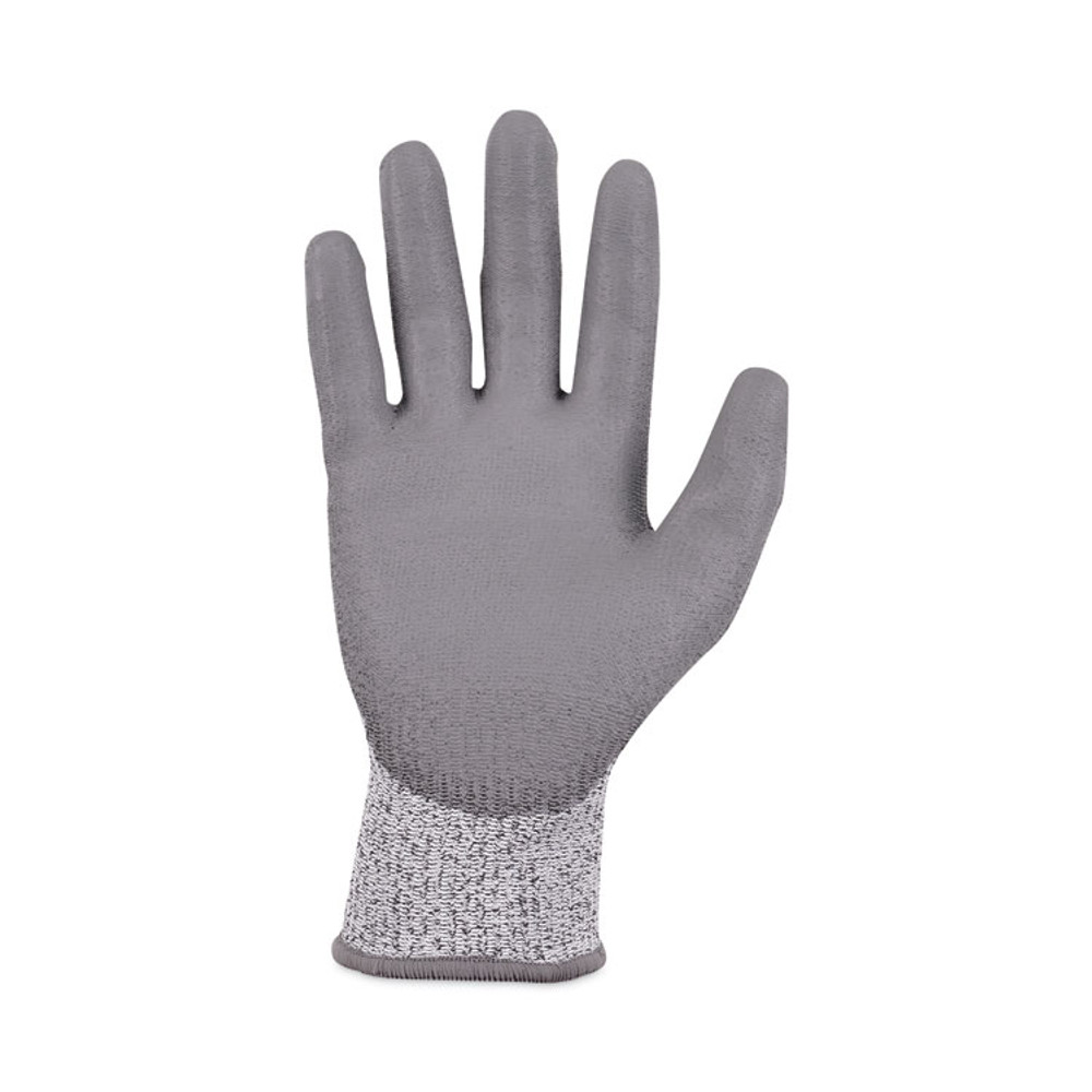 TENACIOUS HOLDINGS, INC. ergodyne® 10463 ProFlex 7030 ANSI A3 PU Coated CR Gloves, EN388: 4X42C, 9" Long, Medium, Gray, Pair