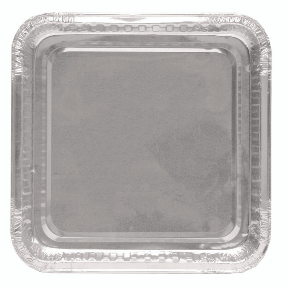HFA INC 404835500 8" Square Cake Pan, 7.88 x 7.88 x 1.31, Silver, Aluminum, 500/Carton