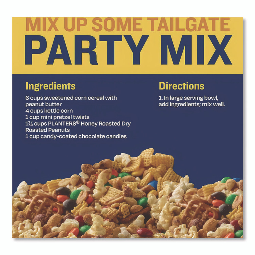 KRAFT FOODS, INC Planters® 01652 Honey Roasted Peanuts, 2.5 oz Tube, 15/Box