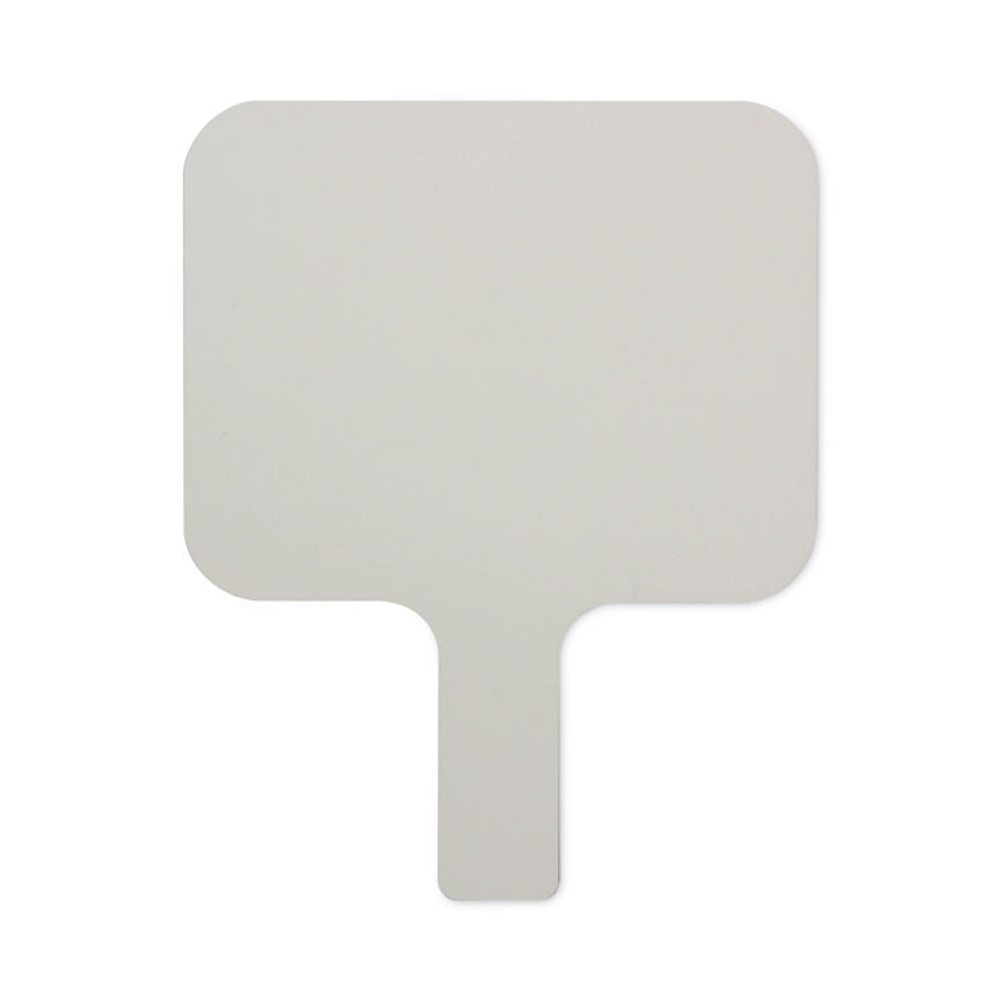 FLIPSIDE PRODUCTS 10039 Dry Erase Paddle, 9.75" x 8", White Surface, 12/Pack