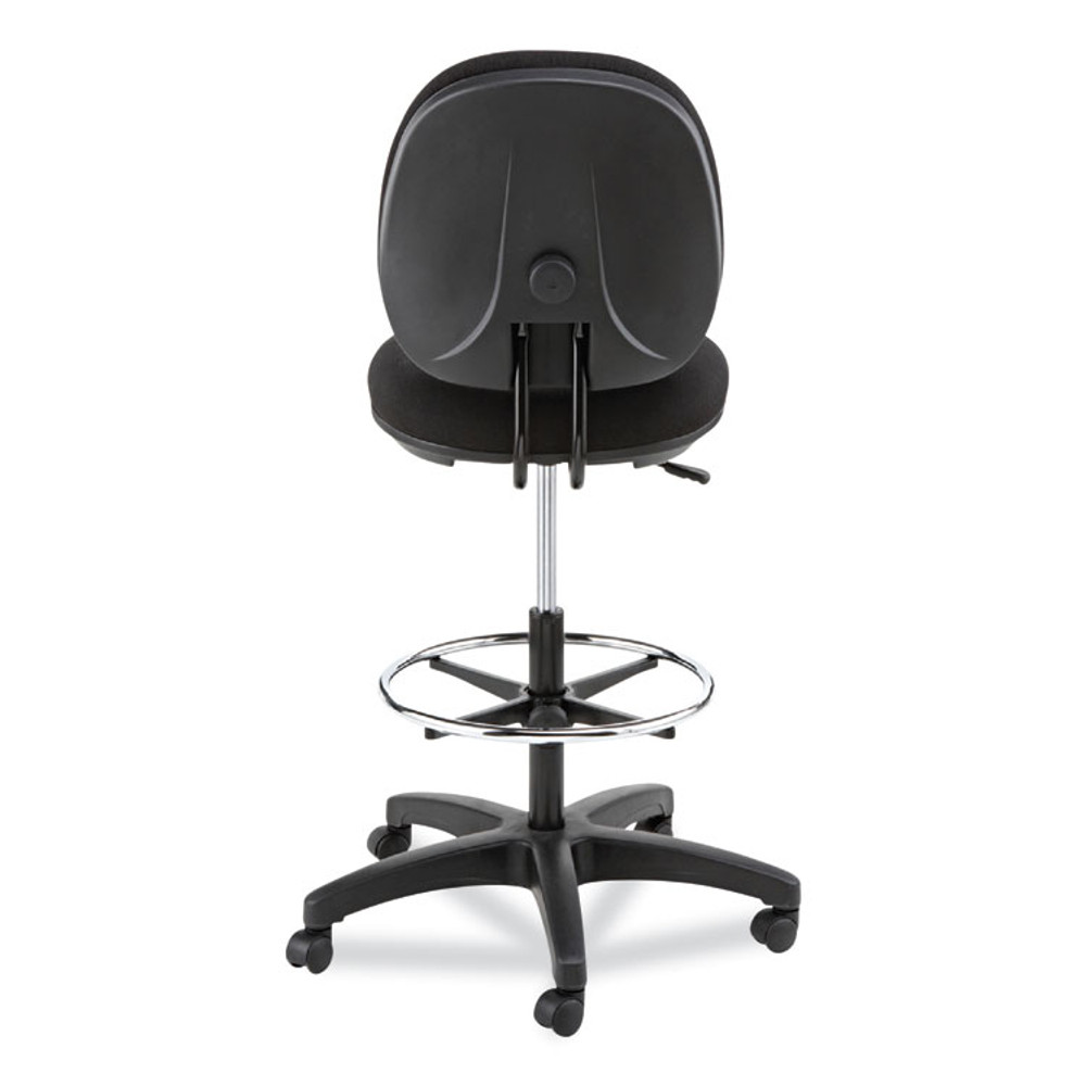 ALERA IN4611 Alera Interval Series Swivel Task Stool, Supports Up to 275 lb, 23.93" to 34.53" Seat Height, Black Fabric