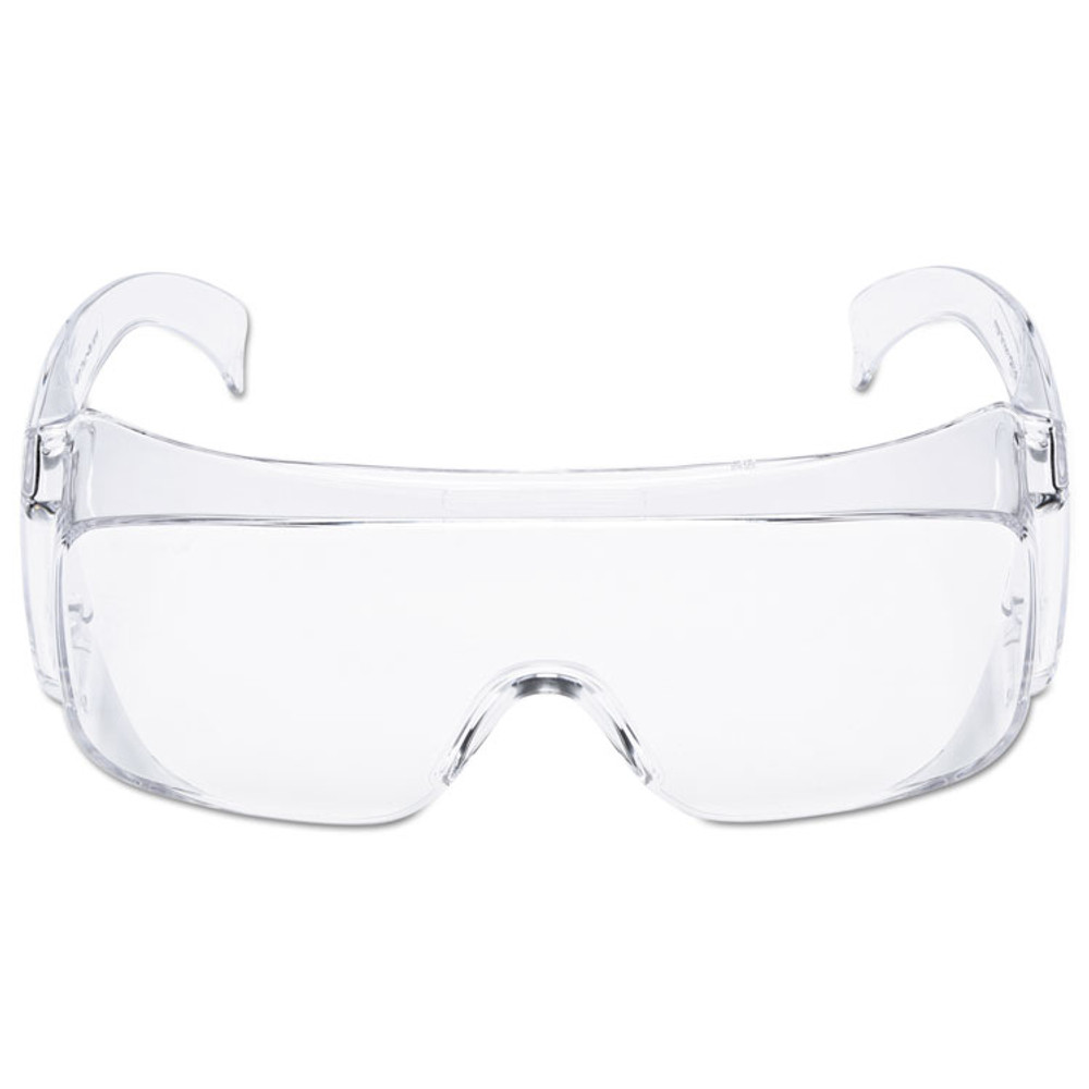 3M/COMMERCIAL TAPE DIV. TGV0120 Tour Guard V Safety Glasses, One Size Fits Most, Clear Frame/Lens, 20/Box