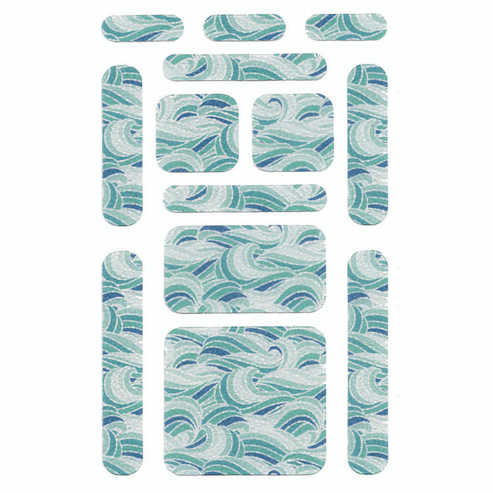 THE PENCIL GRIP TPG Creations™ 88724 Anywhere Zen Strips, Sandy Waves Print, Ages 6 and Up, Assorted Colors, 13/Set, 24 Sets/Carton