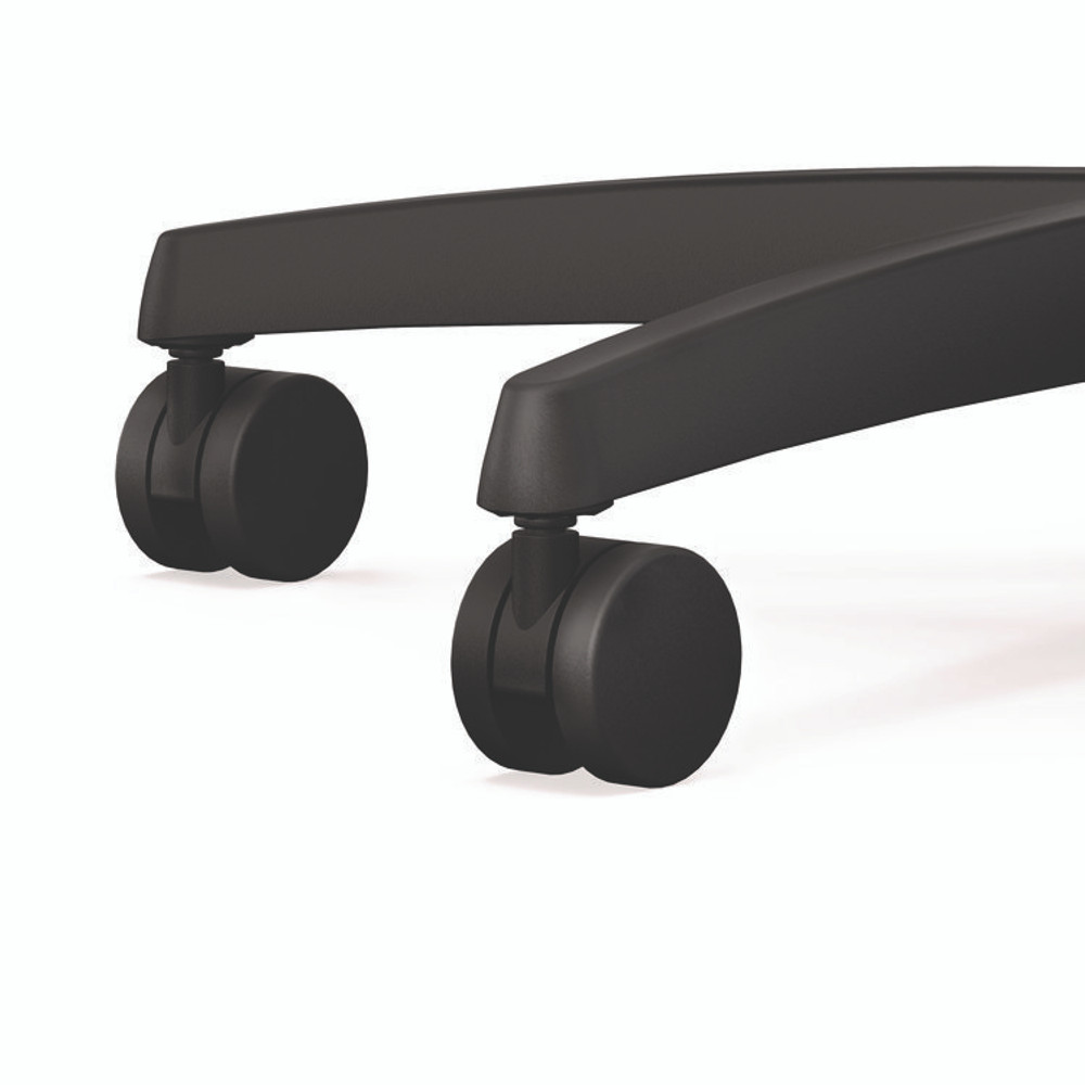 HON COMPANY TSR0A0S04BST Ignition 2.0 ReActiv Low-Back Task Stool, 22.88" to 31.75" Seat Height, Elysian Seat, Charcoal Back, Black Base